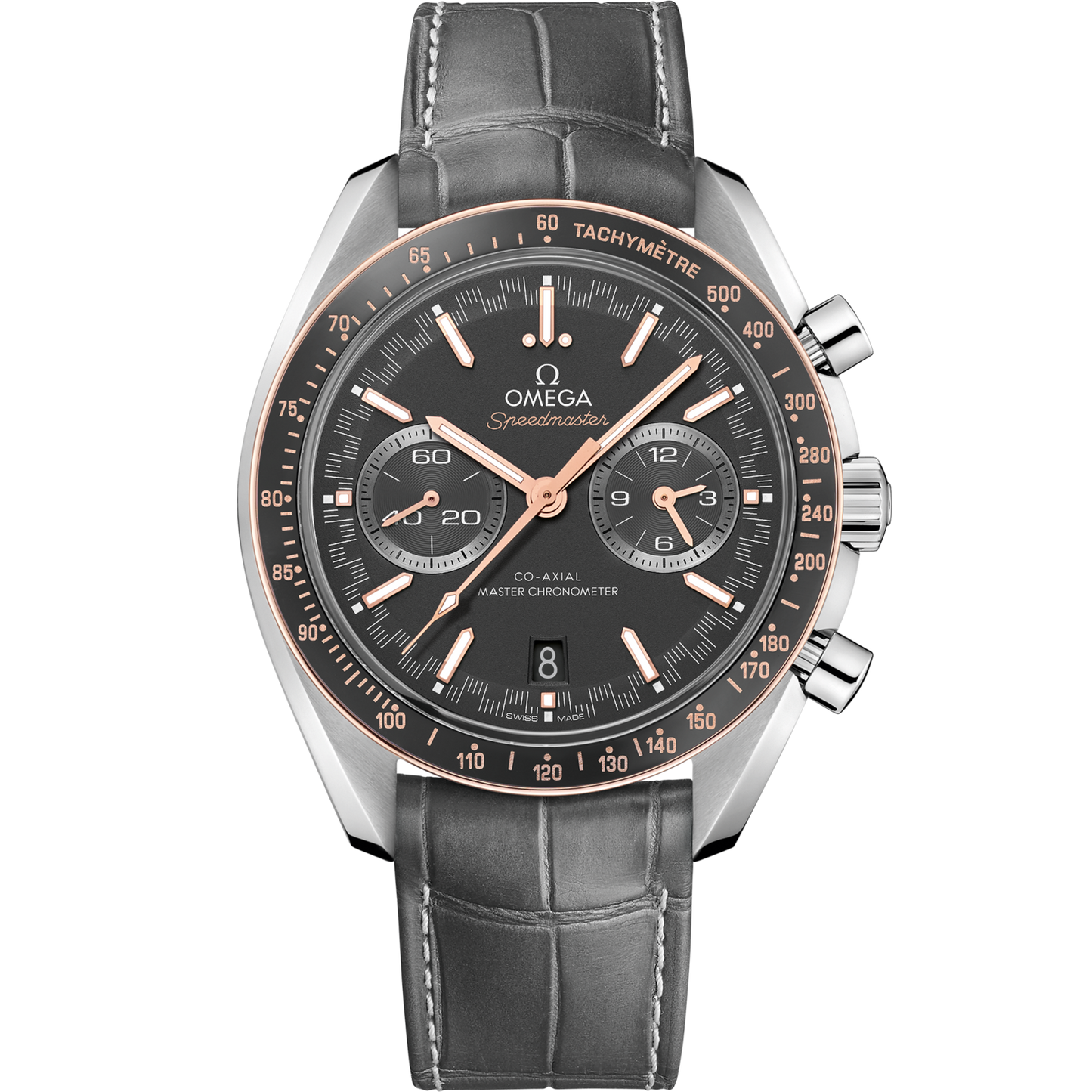 Omega Speedmaster  Racing  Grey Dial  44.25 mm Stainless Steel Strap 329.23.44.51.06.001