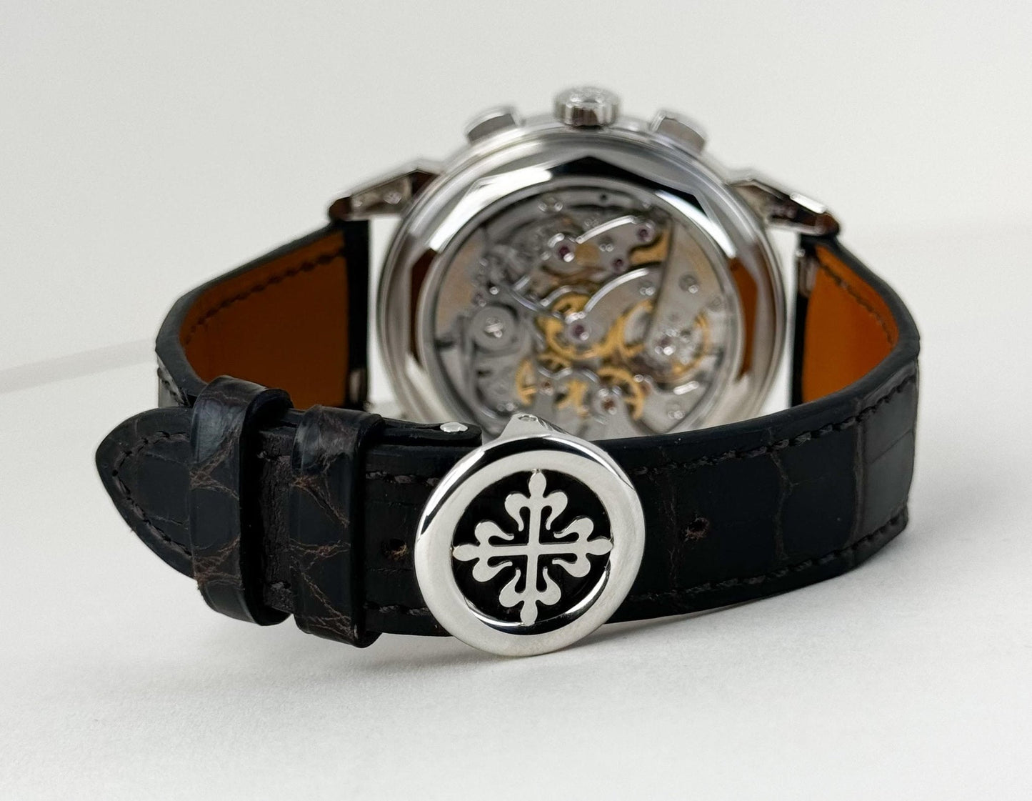 Patek Philippe 41mm Grand Complications Chronograph Perpetual Calendar - Platinum - Golden Opaline Dial Opaline Dial 5270P