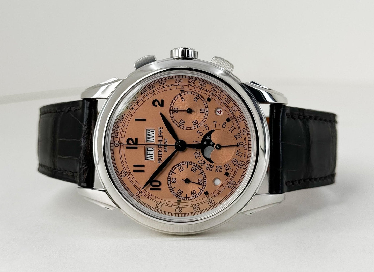 Patek Philippe 41mm Grand Complications Chronograph Perpetual Calendar - Platinum - Golden Opaline Dial Opaline Dial 5270P