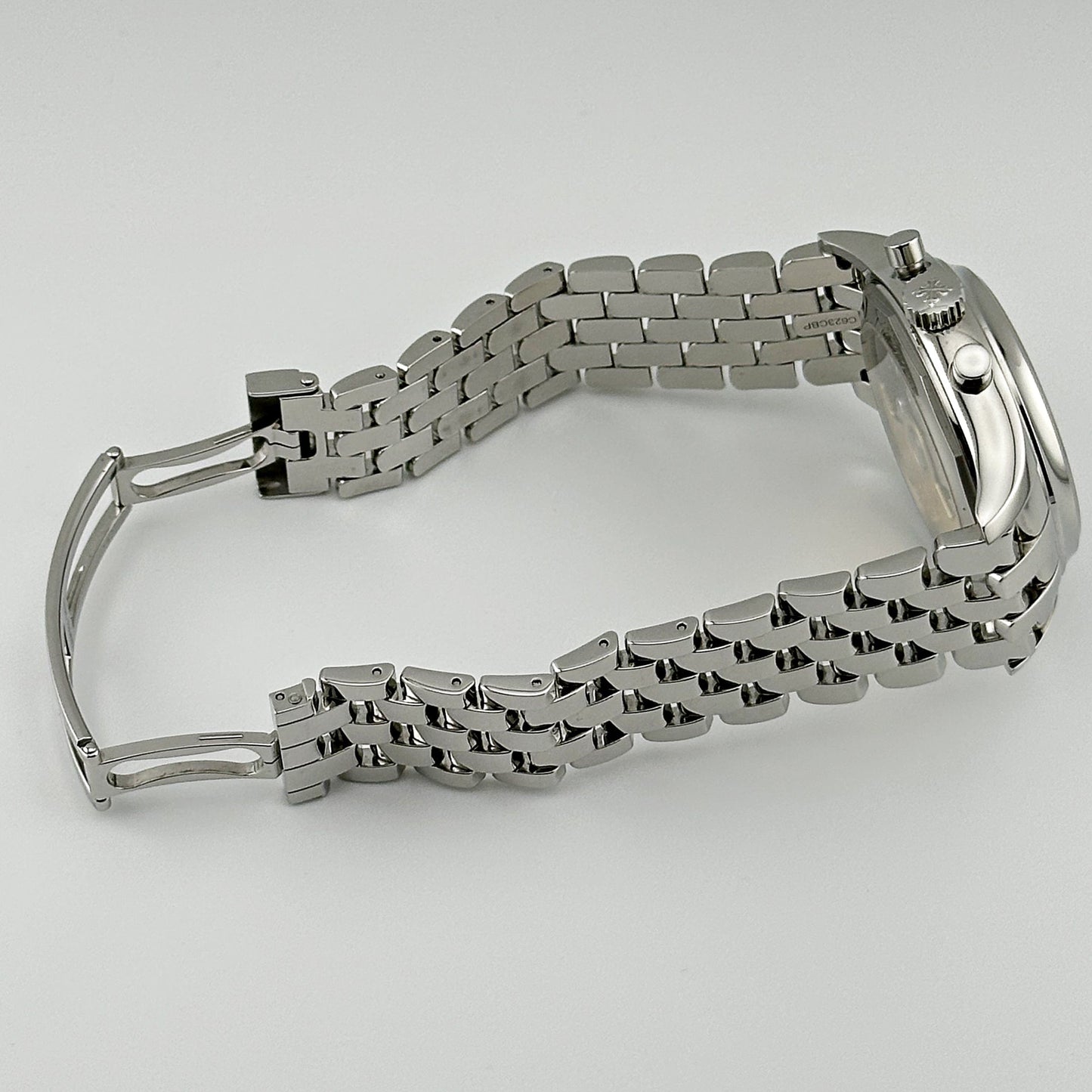 Patek Philippe 5960/1A-001 Annual Calendar Chronograph Stainless Steel White Dial