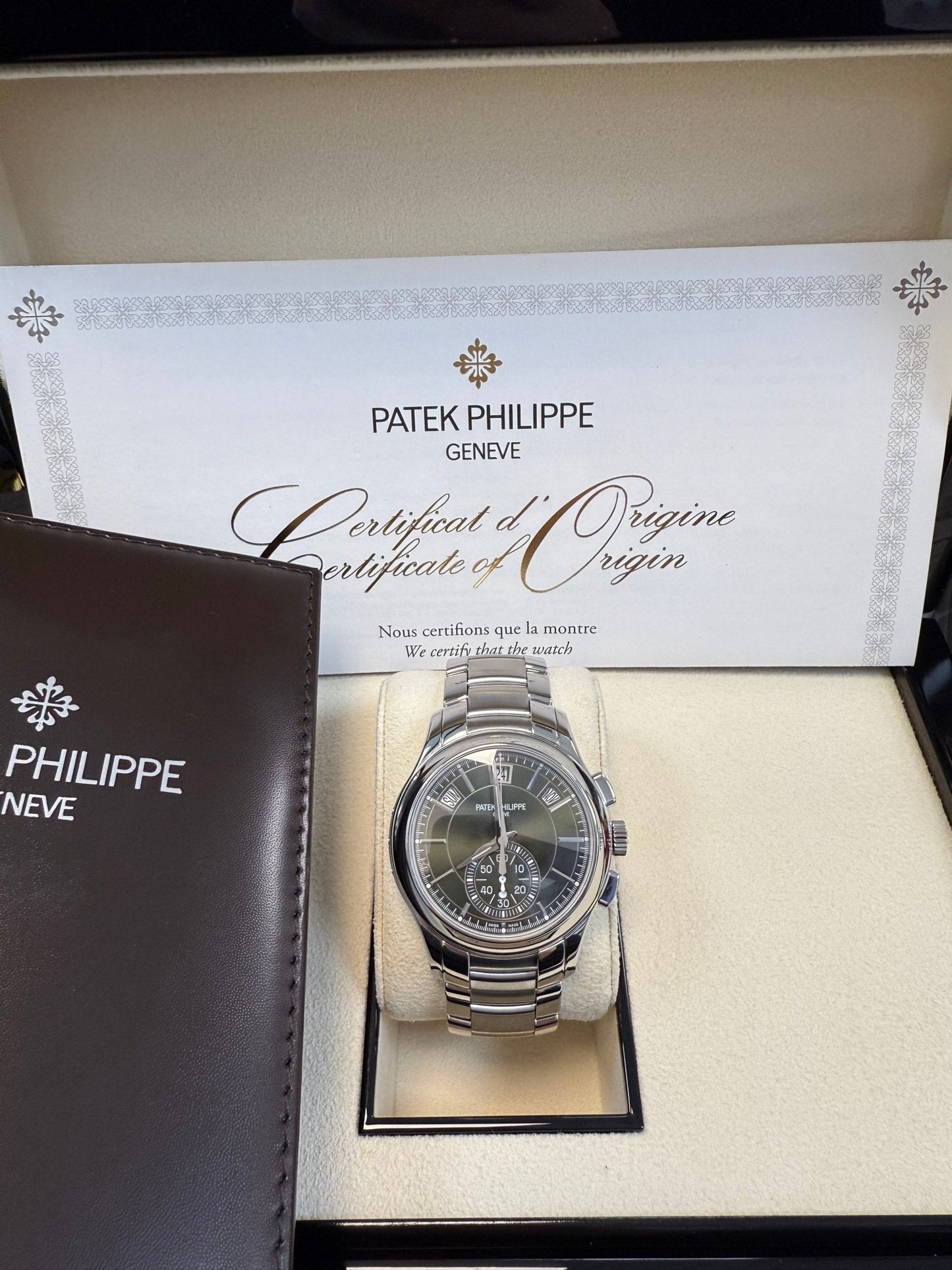Patek Philippe Annual Calendar Complications Green Dial (Reference # 5905/1A-001)