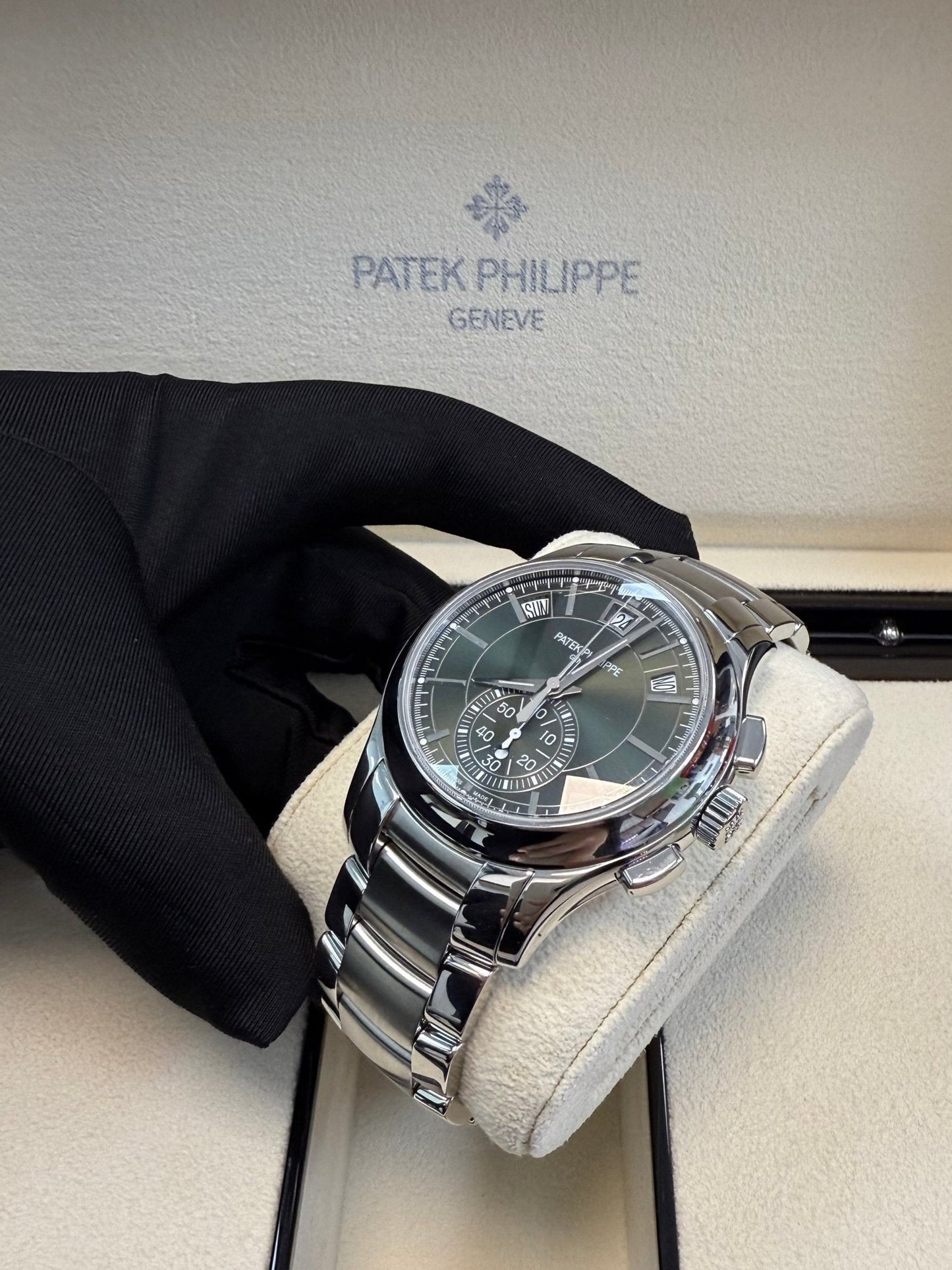 Patek Philippe Annual Calendar Complications Green Dial (Reference # 5905/1A-001)