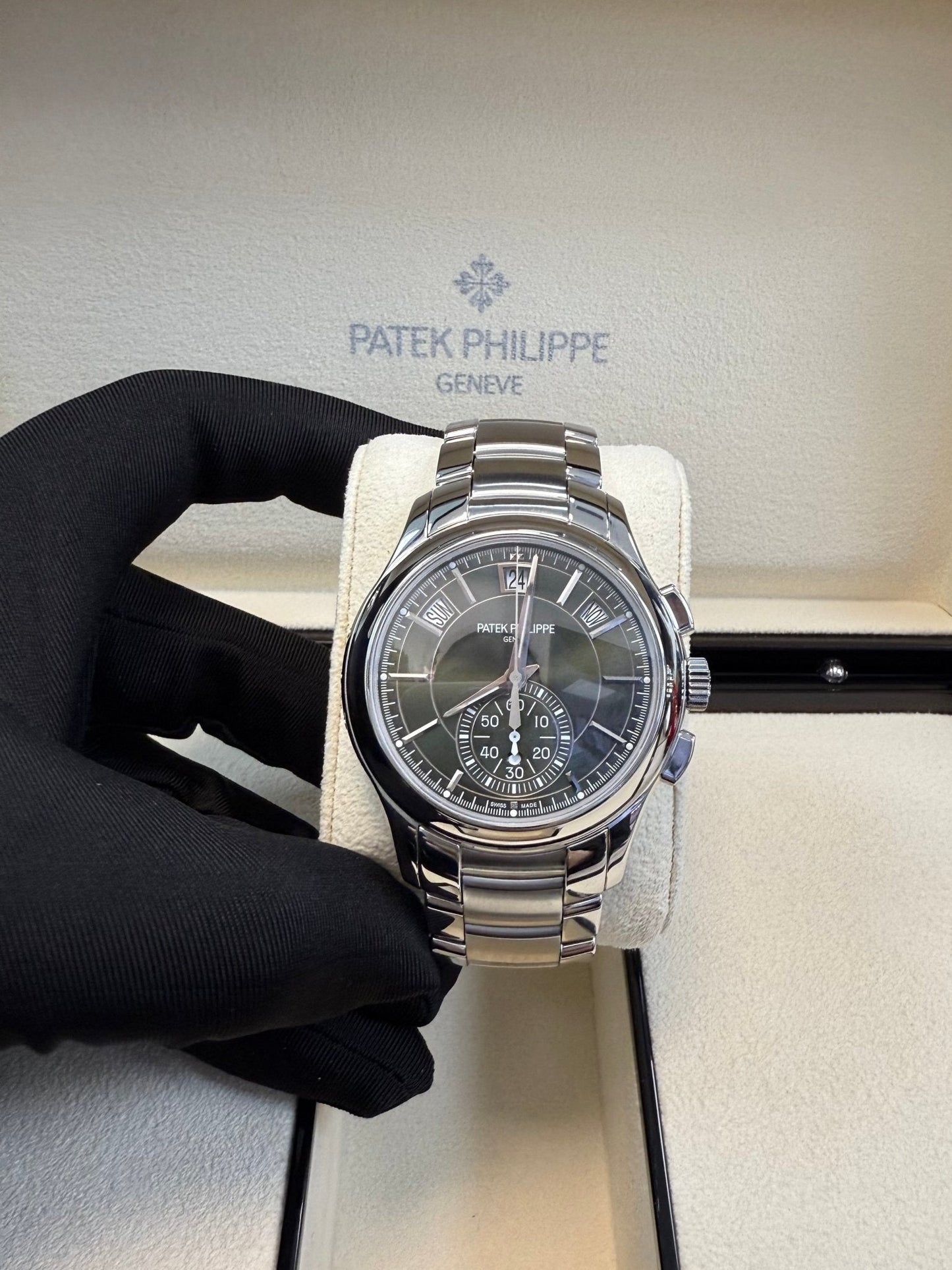 Patek Philippe Annual Calendar Complications Green Dial (Reference # 5905/1A-001)