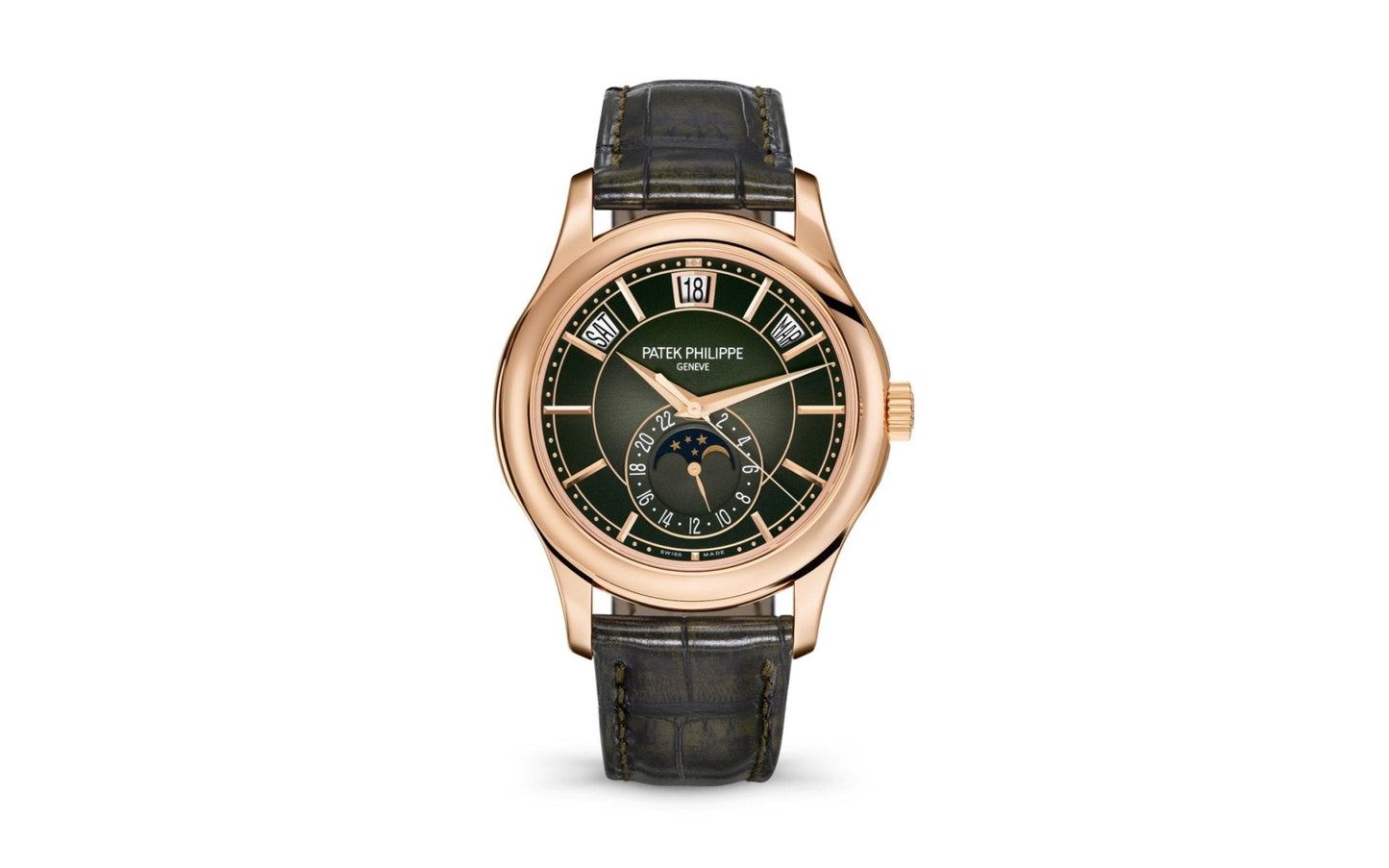 Patek Philippe Annual Calendar Green Dial Annual Calendar 5205R - COMPLICATIONS SELF-WINDING Rose Gold