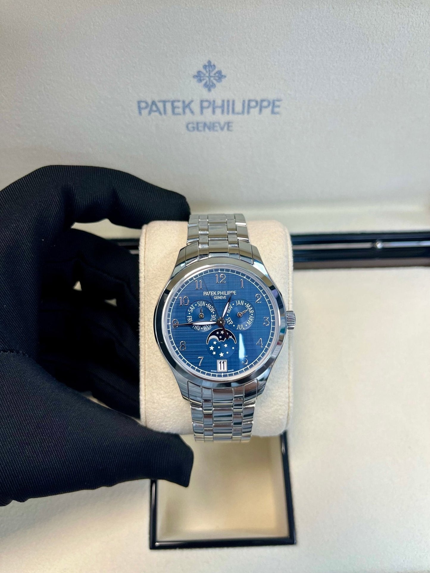 Patek Philippe Annual Calendar Moon Phase Complications (Ref# 4947/1A-001)