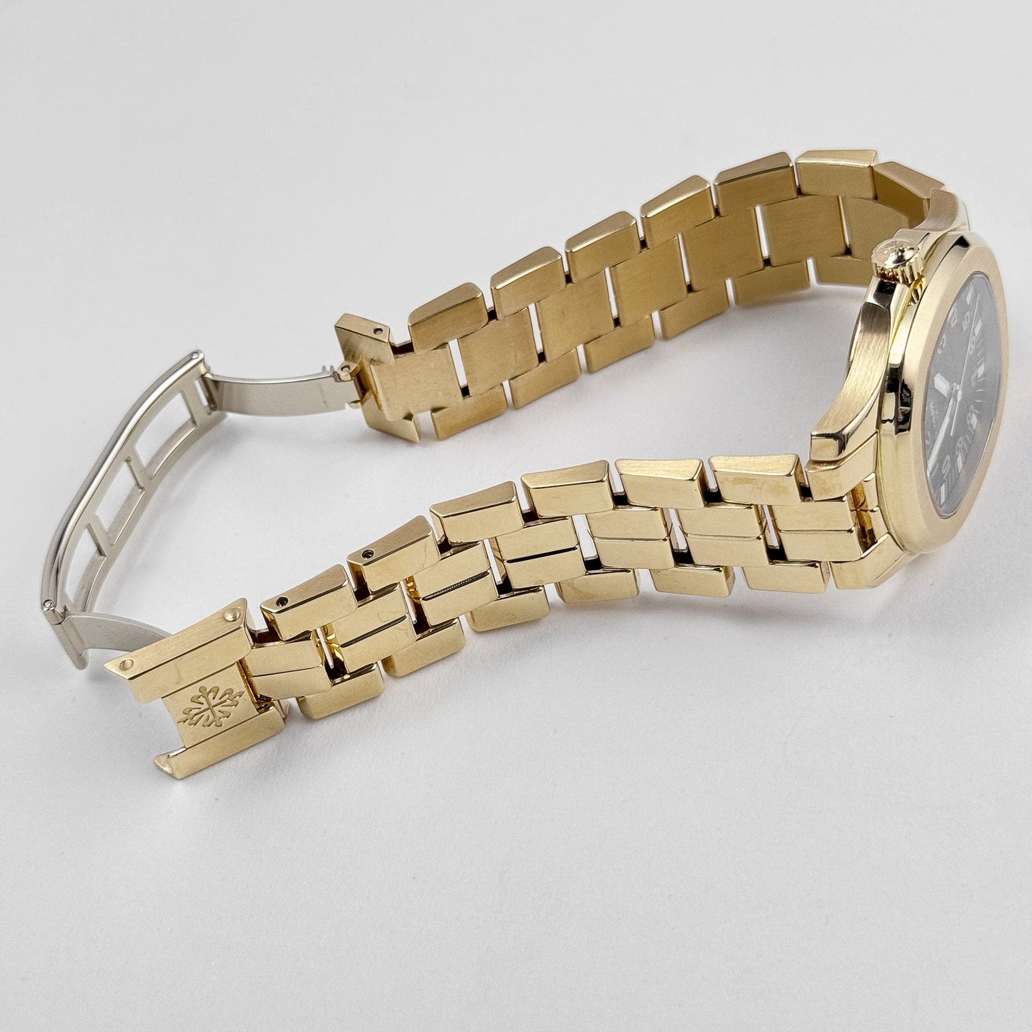 Patek Philippe Aquanaut 5066/1J Yellow Gold Black Dial