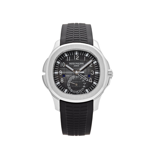 Patek Philippe Aquanaut 5164A-001 Travel Time Stainless Steel Black Dial