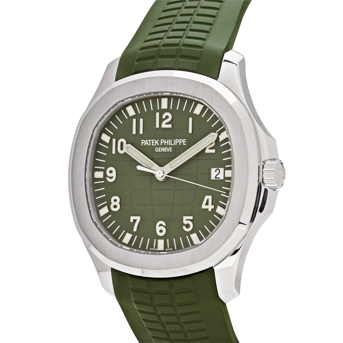 Patek Philippe Aquanaut 5168G-010 'Jumbo' White Gold Khaki Green (2025)