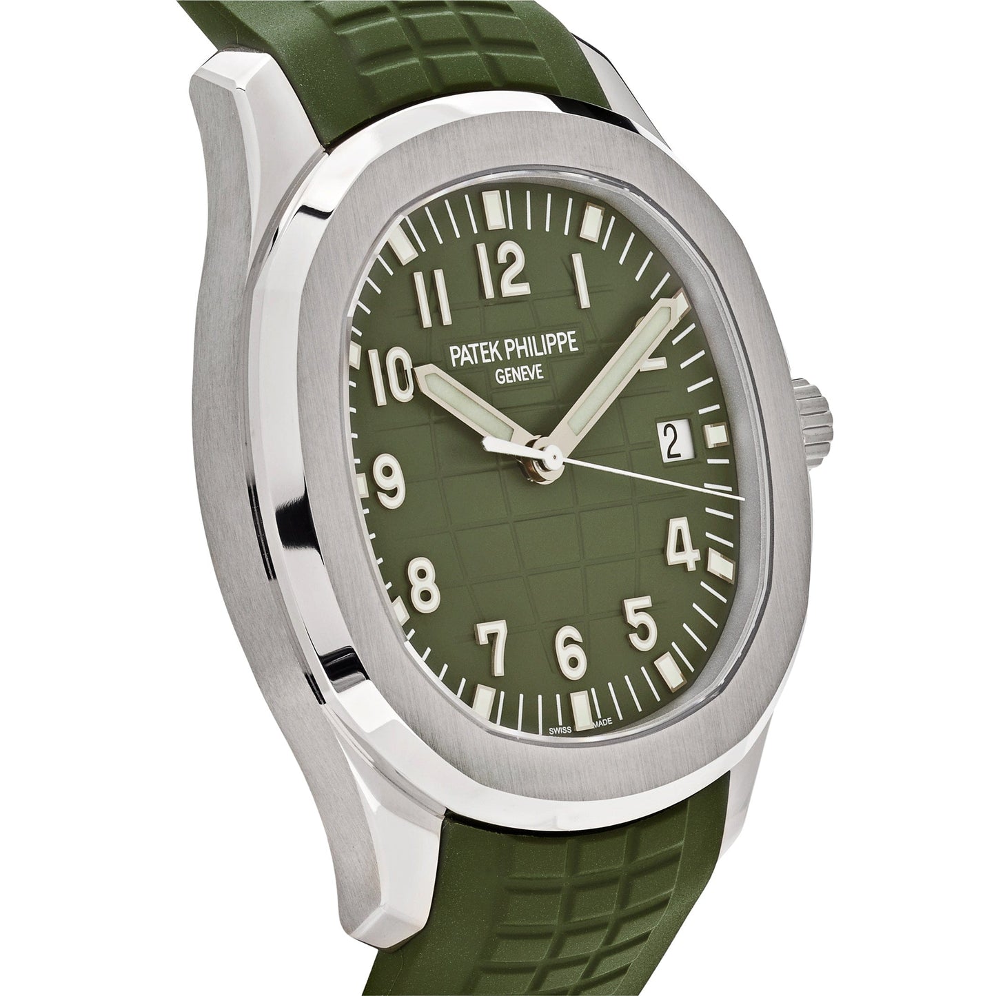 Patek Philippe Aquanaut 5168G-010 'Jumbo' White Gold Khaki Green (2025)