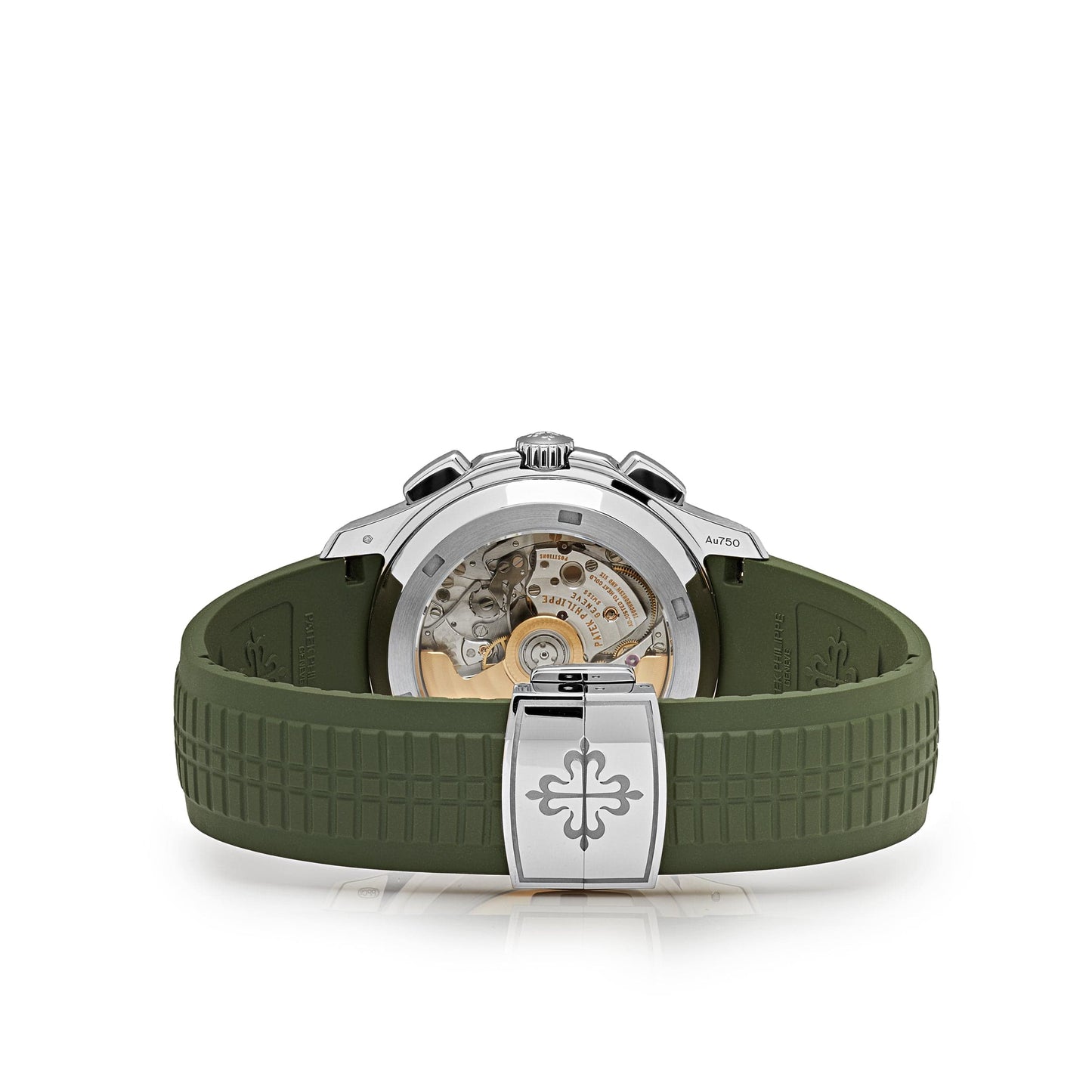 Patek Philippe Aquanaut 5968G-010 Chronograph White Gold Khaki Green Dial (2025)