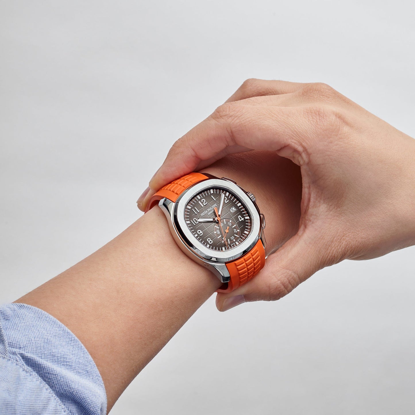 Patek Philippe Aquanaut Chronograph 5968A-001 Stainless Steel Black Dial (2020)