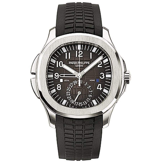 Patek Philippe Aquanaut Dual Time 40mm 5164A Black Dial