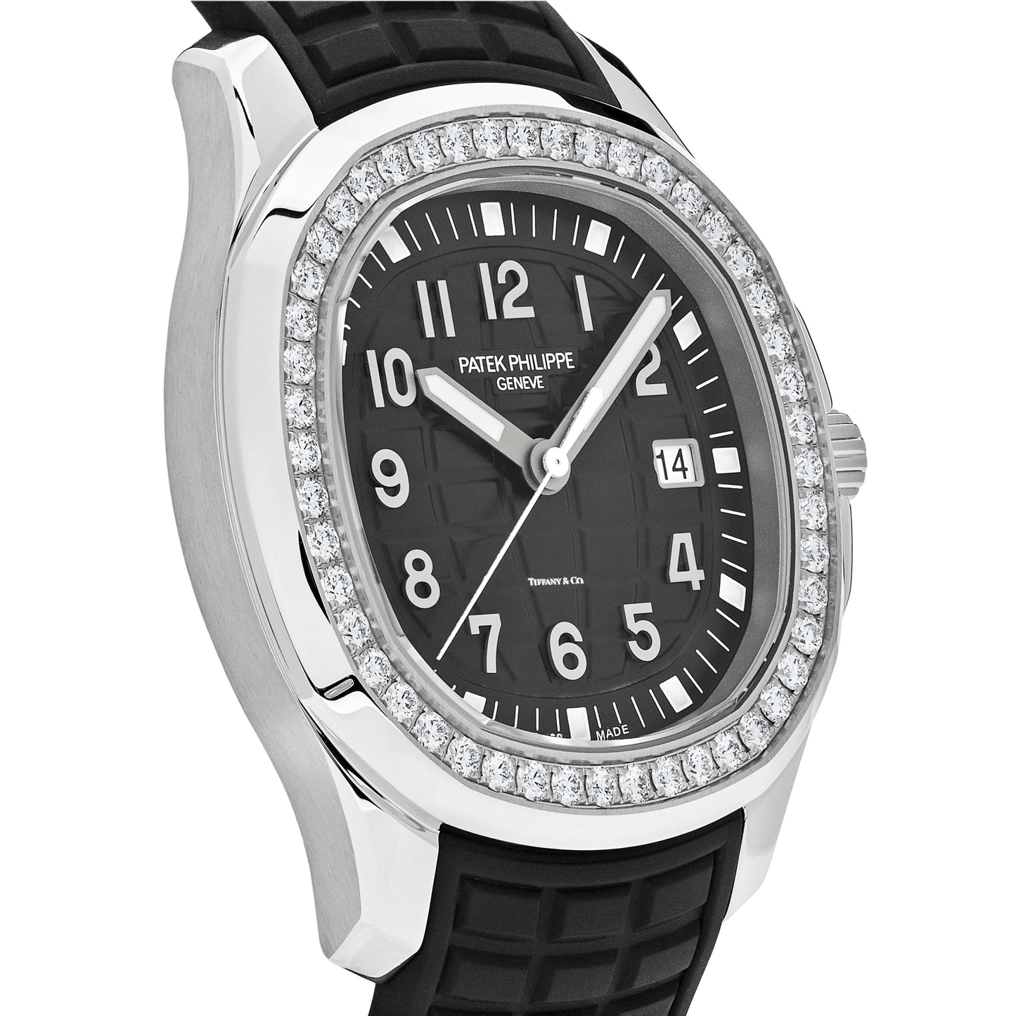 Patek Philippe Aquanaut Luce 5267/200A-001 'Ladies Tiffany & Co.' Black Dial Diamond Bezel