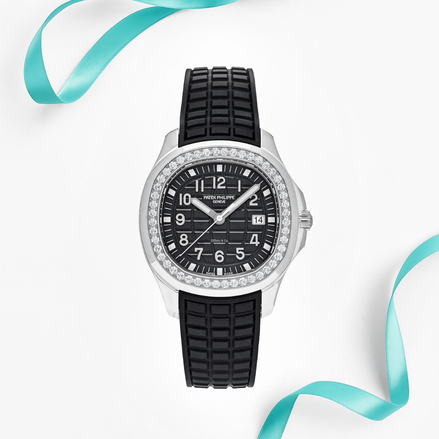 Patek Philippe Aquanaut Luce 5267/200A-001 'Ladies Tiffany & Co.' Black Dial Diamond Bezel