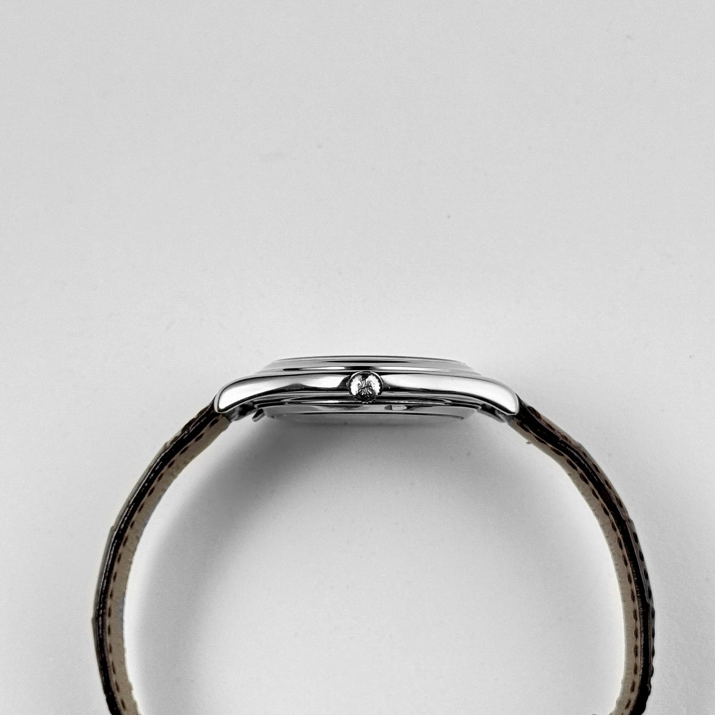 Patek Philippe Calatrava 3940G-011 Perpetual Calendar Moonphase White Gold Opaline Silver Dial