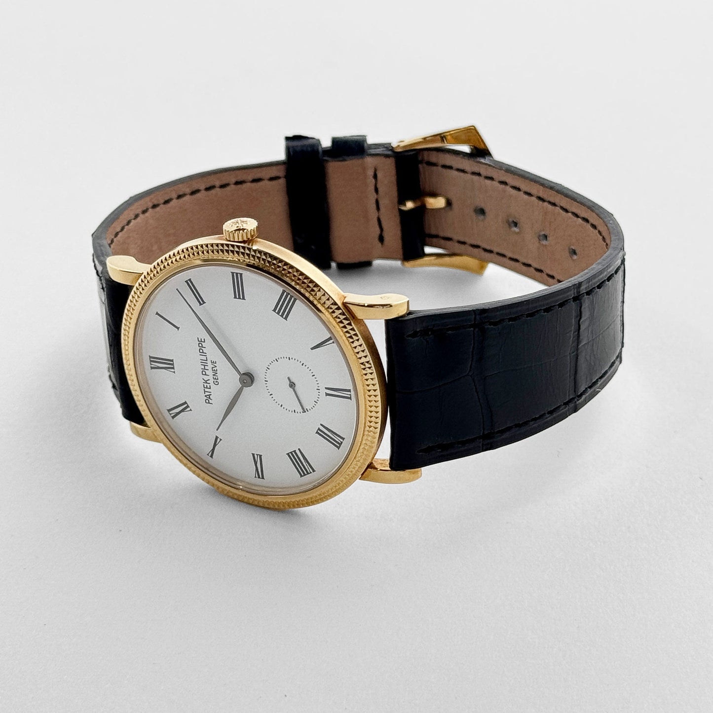 Patek Philippe Calatrava 5119J-001 Yellow Gold White Dial