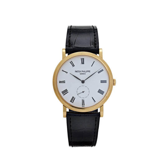 Patek Philippe Calatrava 5119J-001 Yellow Gold White Dial