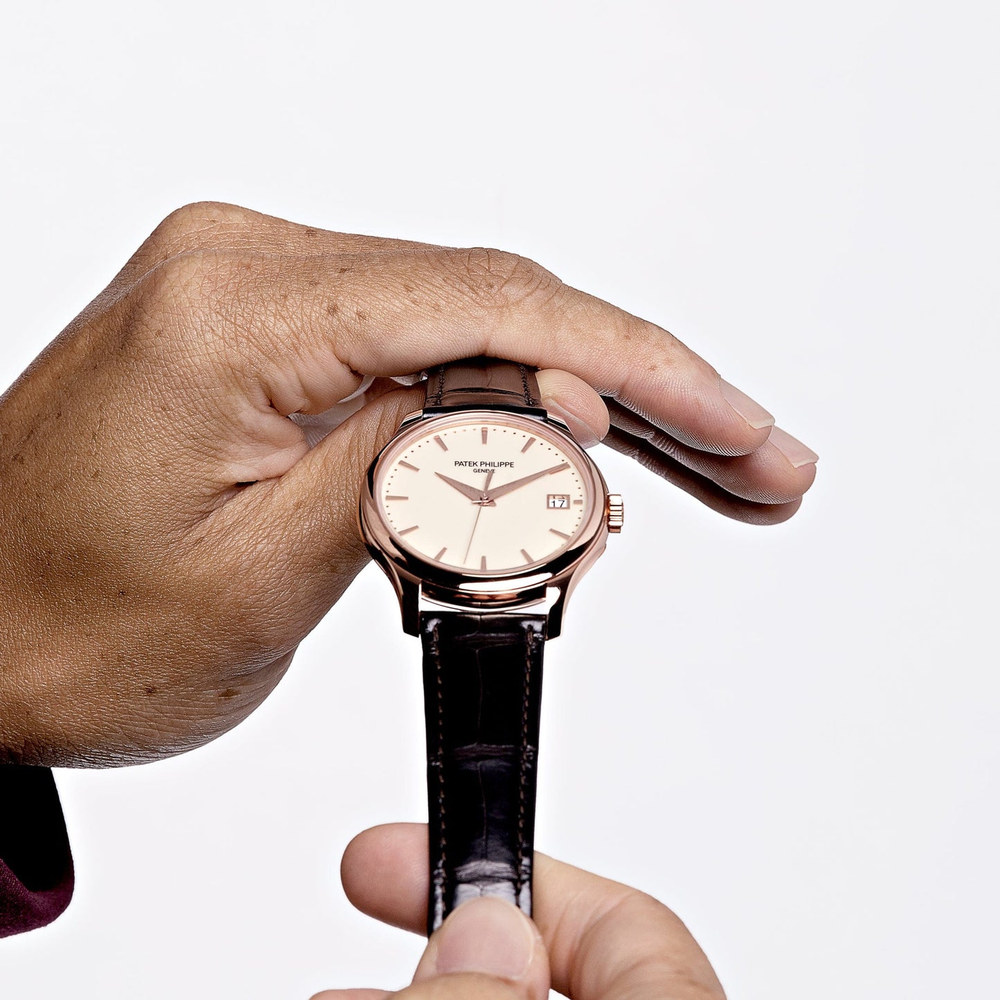 Patek Philippe Calatrava 5227R-001 Date Rose Gold Ivory Dial (2023)