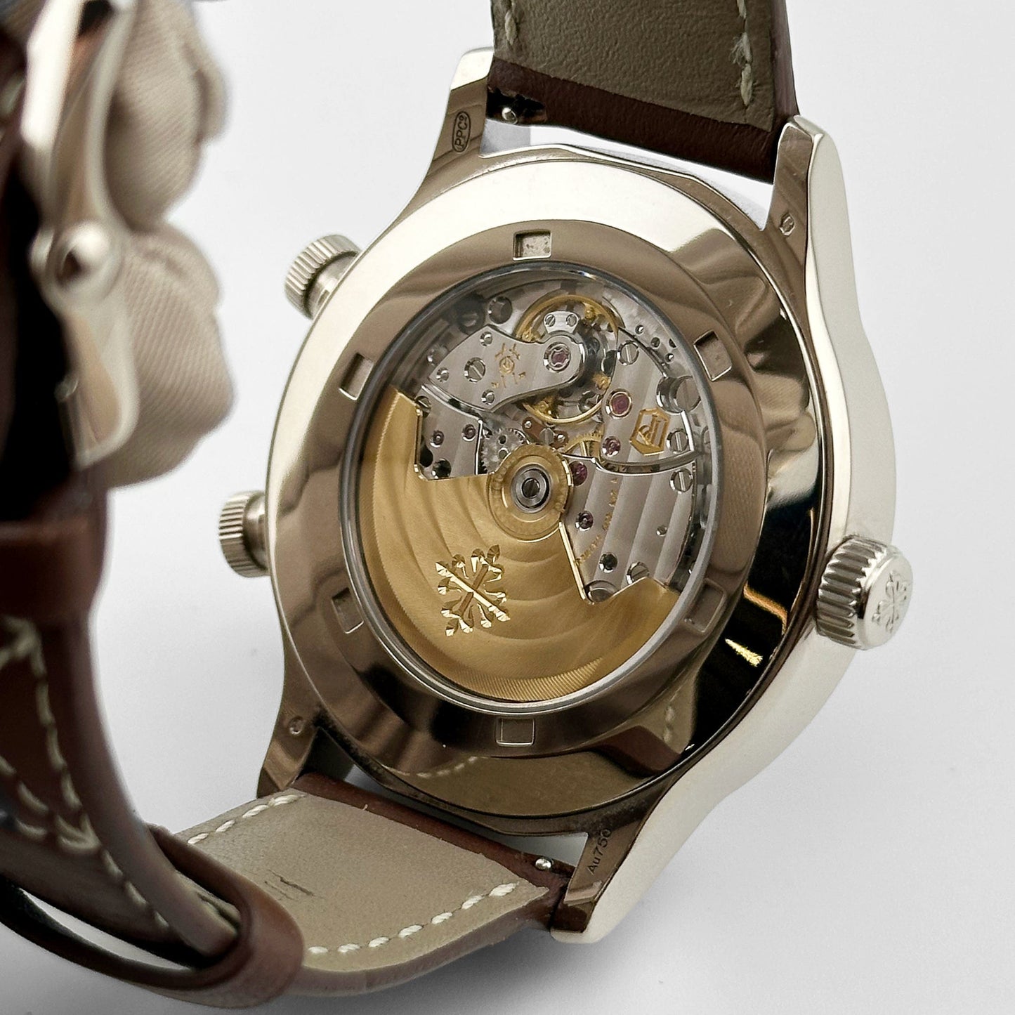 Patek Philippe Calatrava 5524G-001 'Pilot' Travel Time White Gold Blue Dial