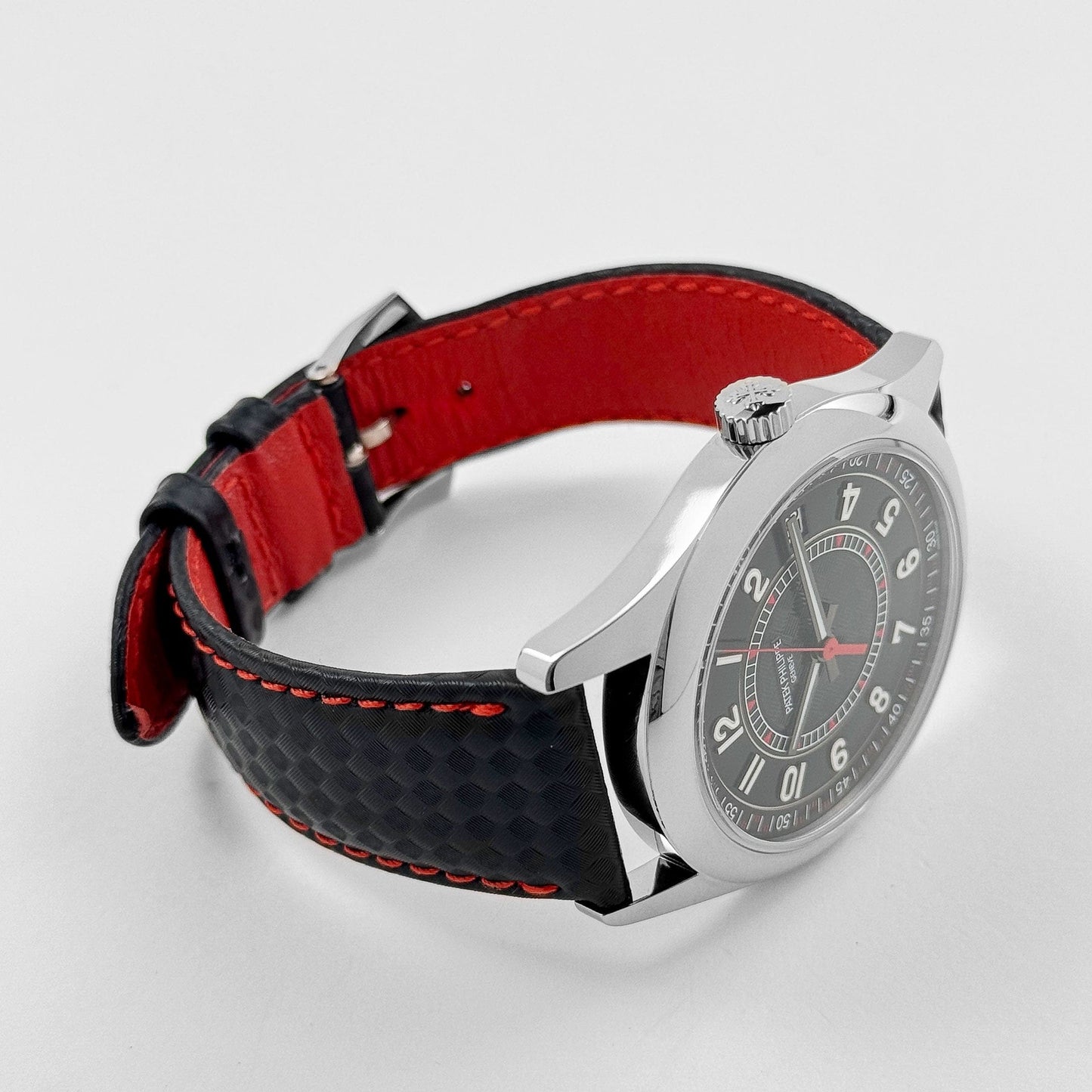 Patek Philippe Calatrava 6007G-010 White Gold Red Accents (2024)