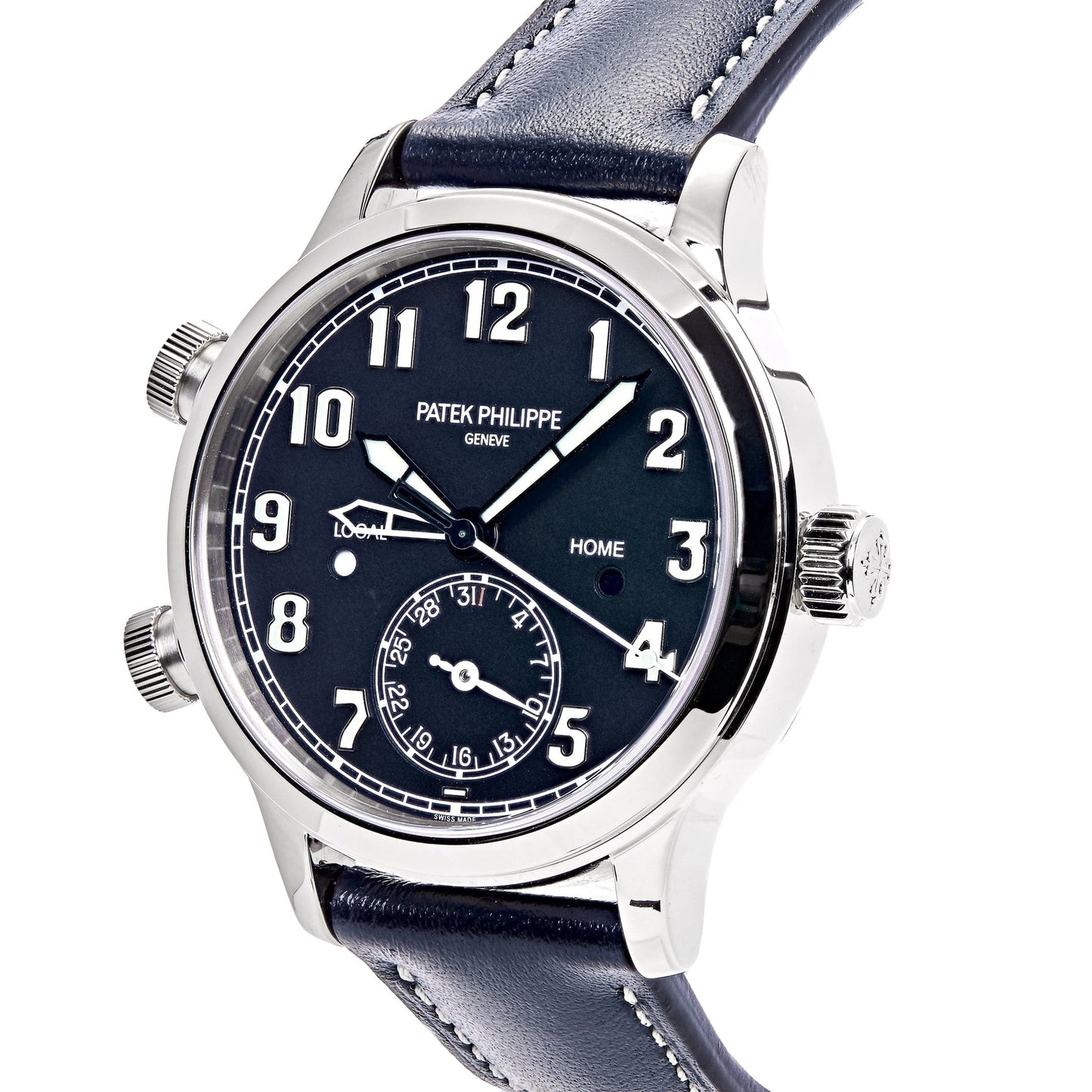 Patek Philippe Calatrava 7234G-001 'Pilot' Travel Time White Gold