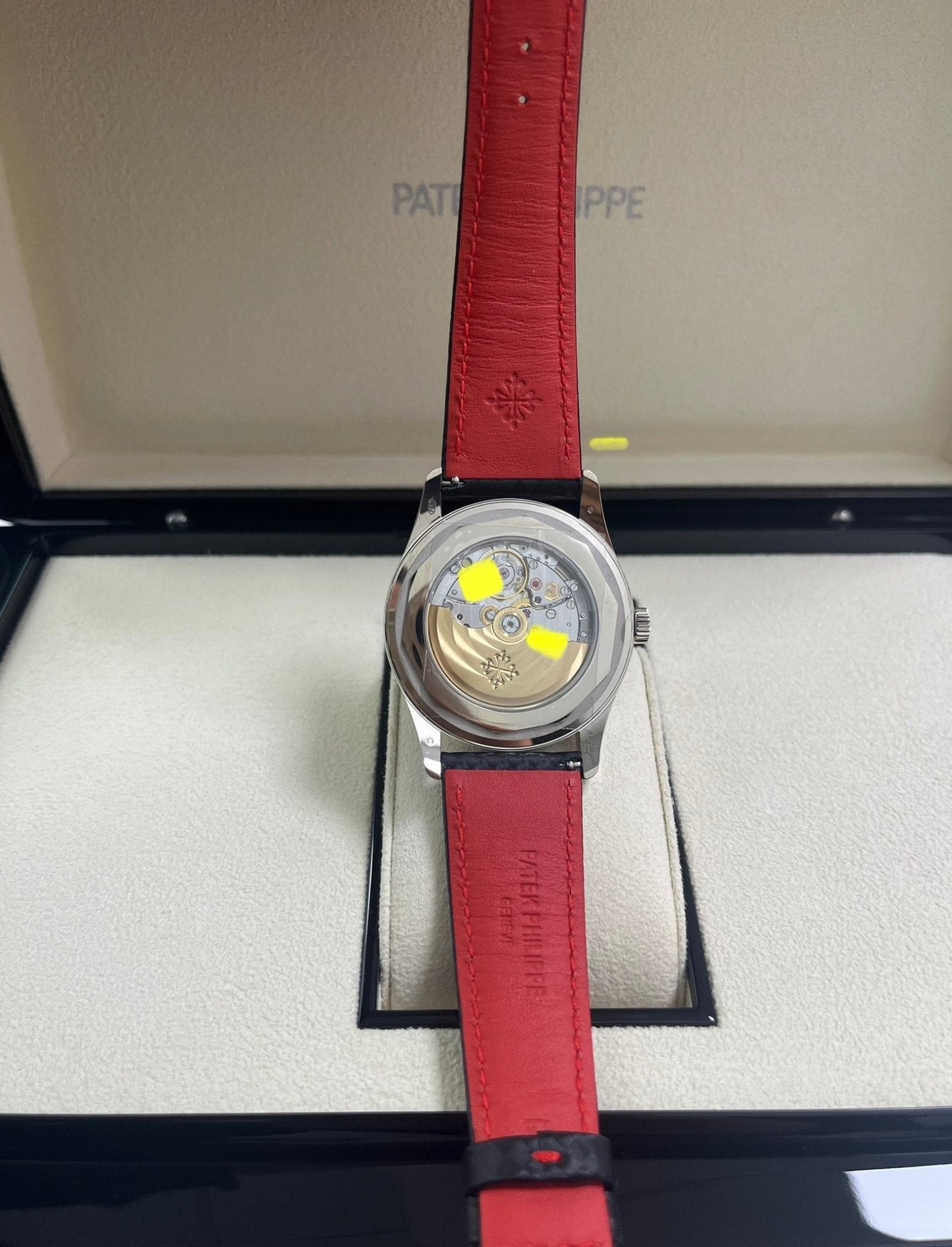 Patek Philippe Calatrava Black Date Sweep Seconds (Ref# 6007G-010)