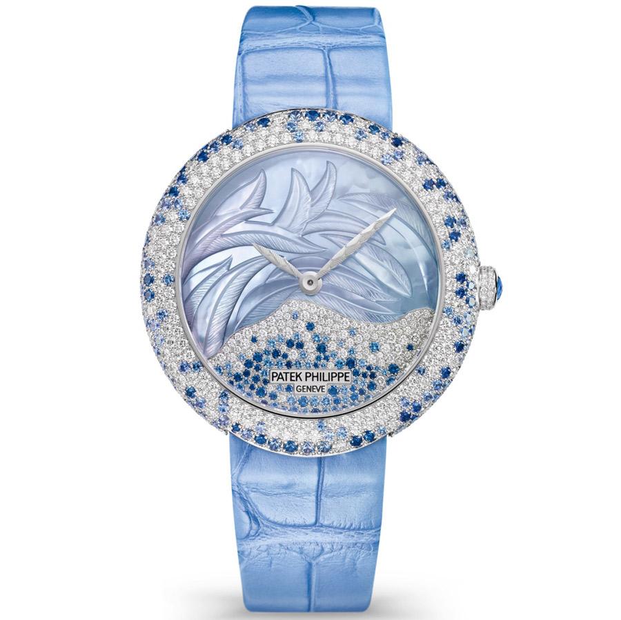 Patek Philippe Calatrava Haute Joaillerie 35mm 4899-901G-001 Mother Of Pearl Diamond Dial