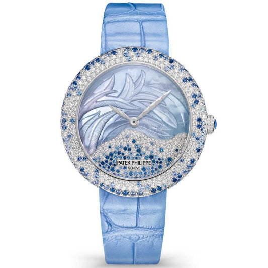 Patek Philippe Calatrava Haute Joaillerie 35mm 4899-901G-001 Mother Of Pearl Diamond Dial