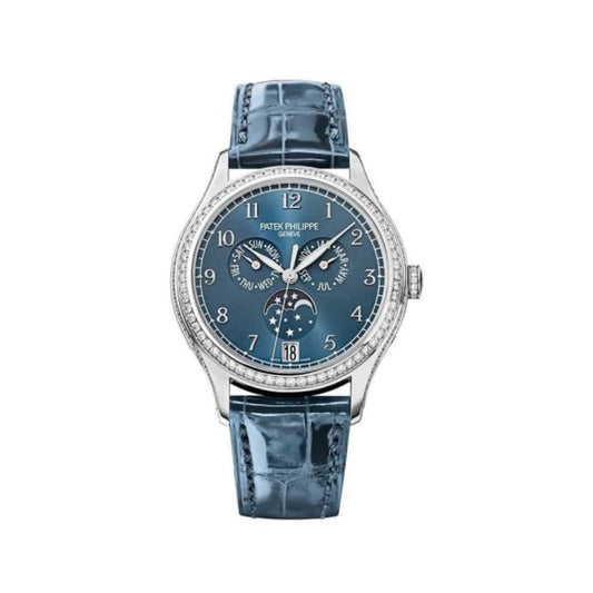 Patek Philippe Complications 4947G-001 Annual Calendar White Gold Blue Dial