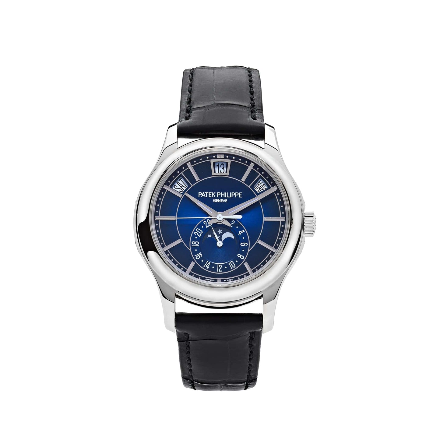Patek Philippe Complications 5205G-013 Annual Calendar White Gold Blue Dial (2021)