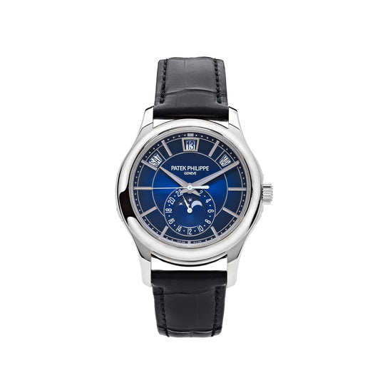 Patek Philippe Complications 5205G-013 Annual Calendar White Gold Blue Dial (2021)