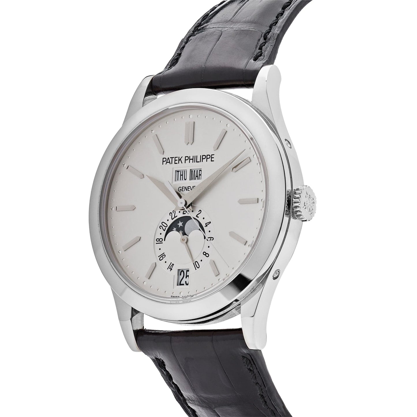 Patek Philippe Complications 5396G-011 Annual Calendar Moon Phases White Gold (2019)