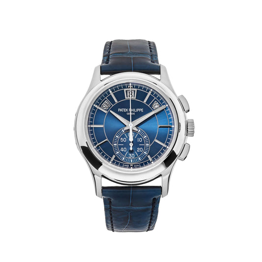 Patek Philippe Complications 5905P-001 Platinum Blue Dial Annual Calendar (2019)