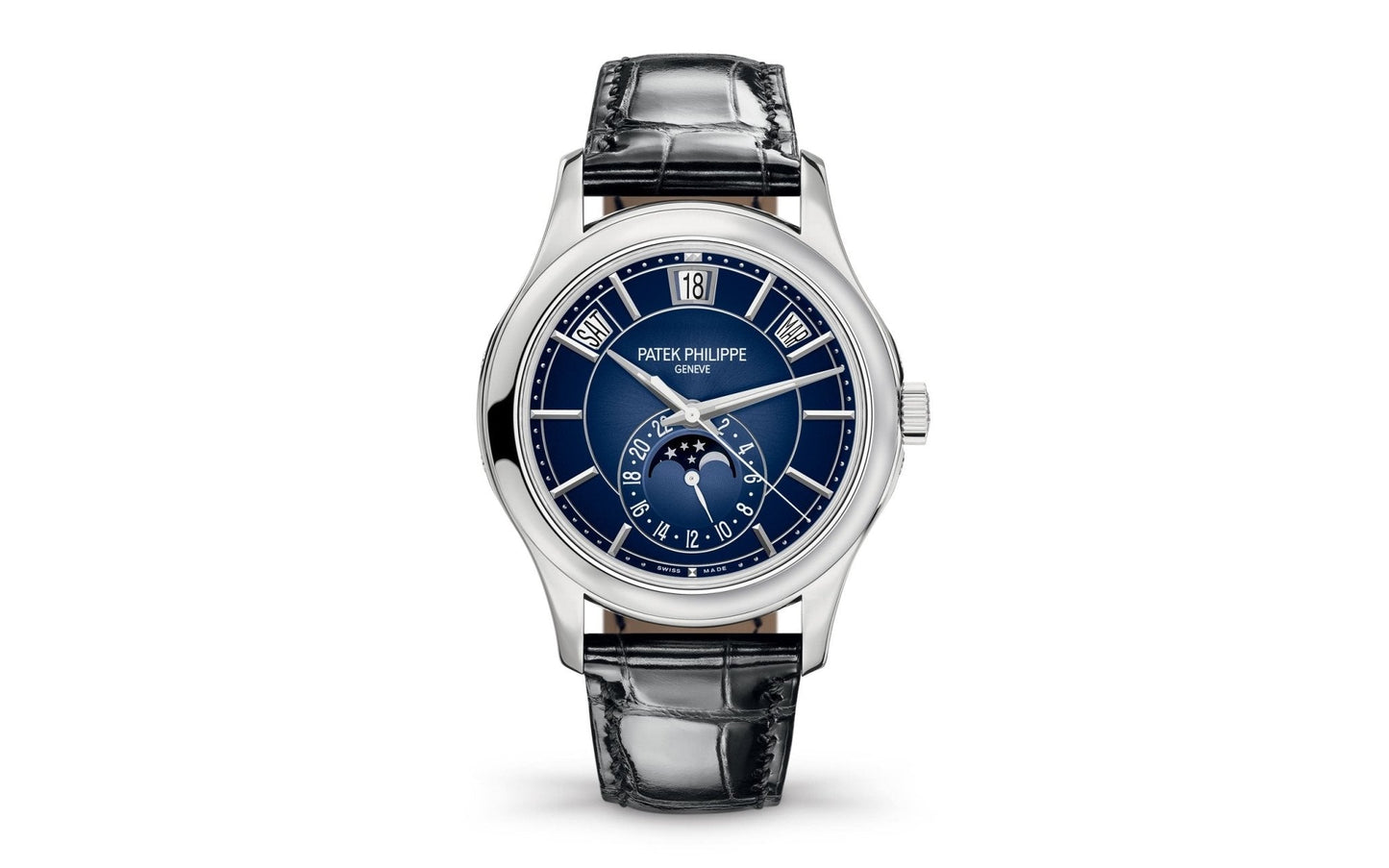 Patek Philippe Complications Annual Calendar Moon Phases (Ref# 5205G-013)