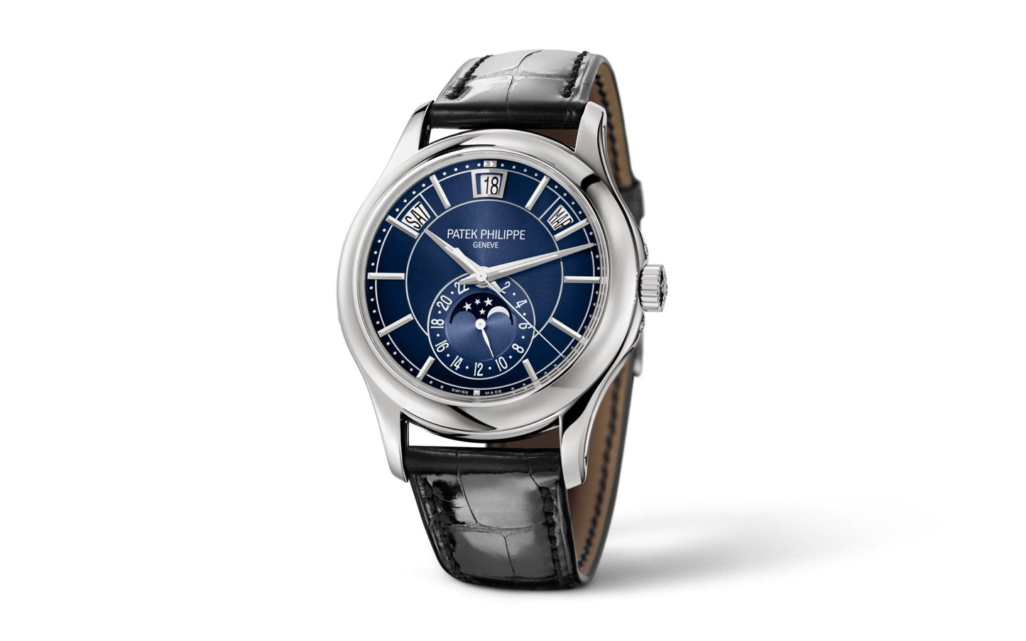 Patek Philippe Complications Annual Calendar Moon Phases (Ref# 5205G-013)
