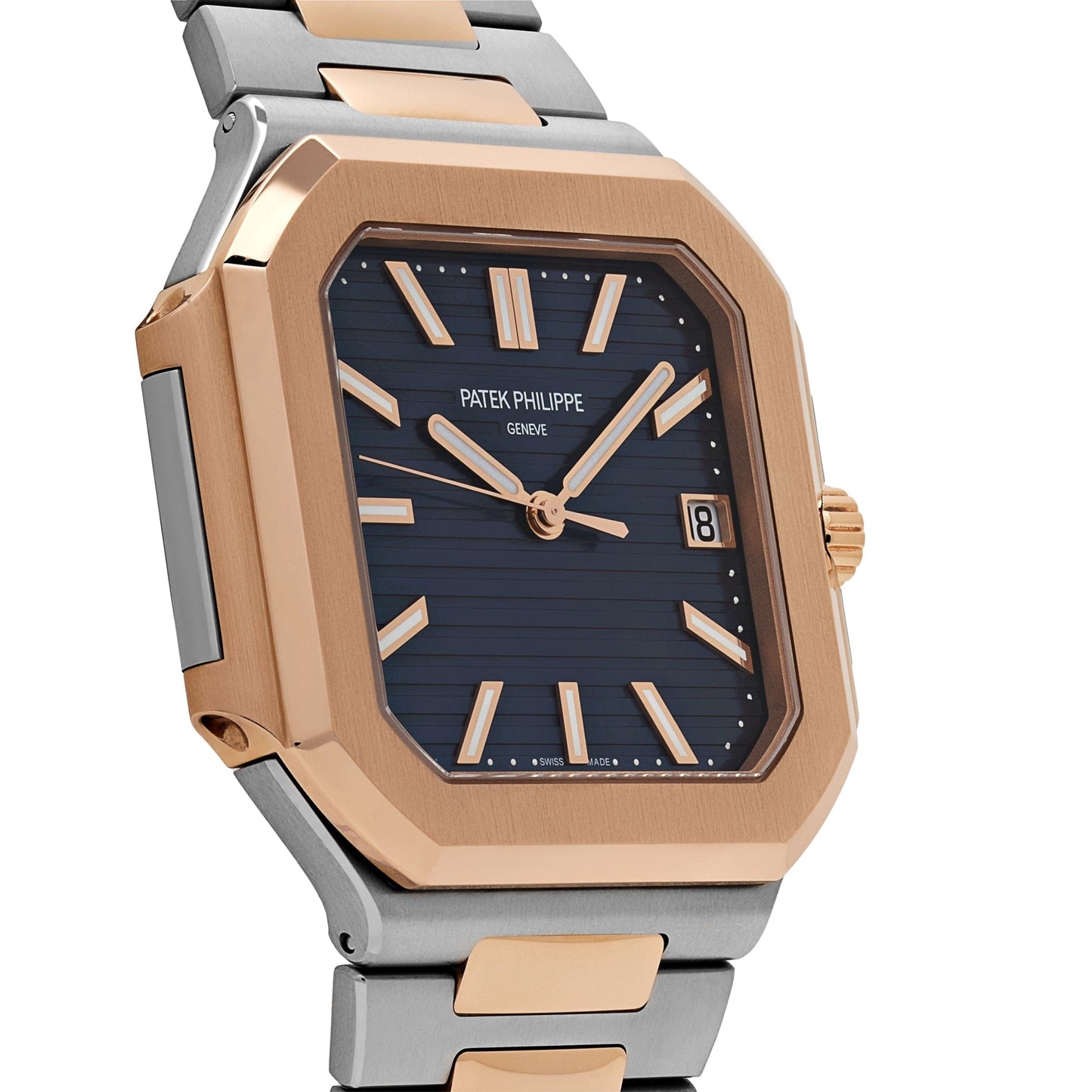 Patek Philippe Cubitus 5821/1AR-001 Stainless Steel Rose Gold Blue Dial (2025)