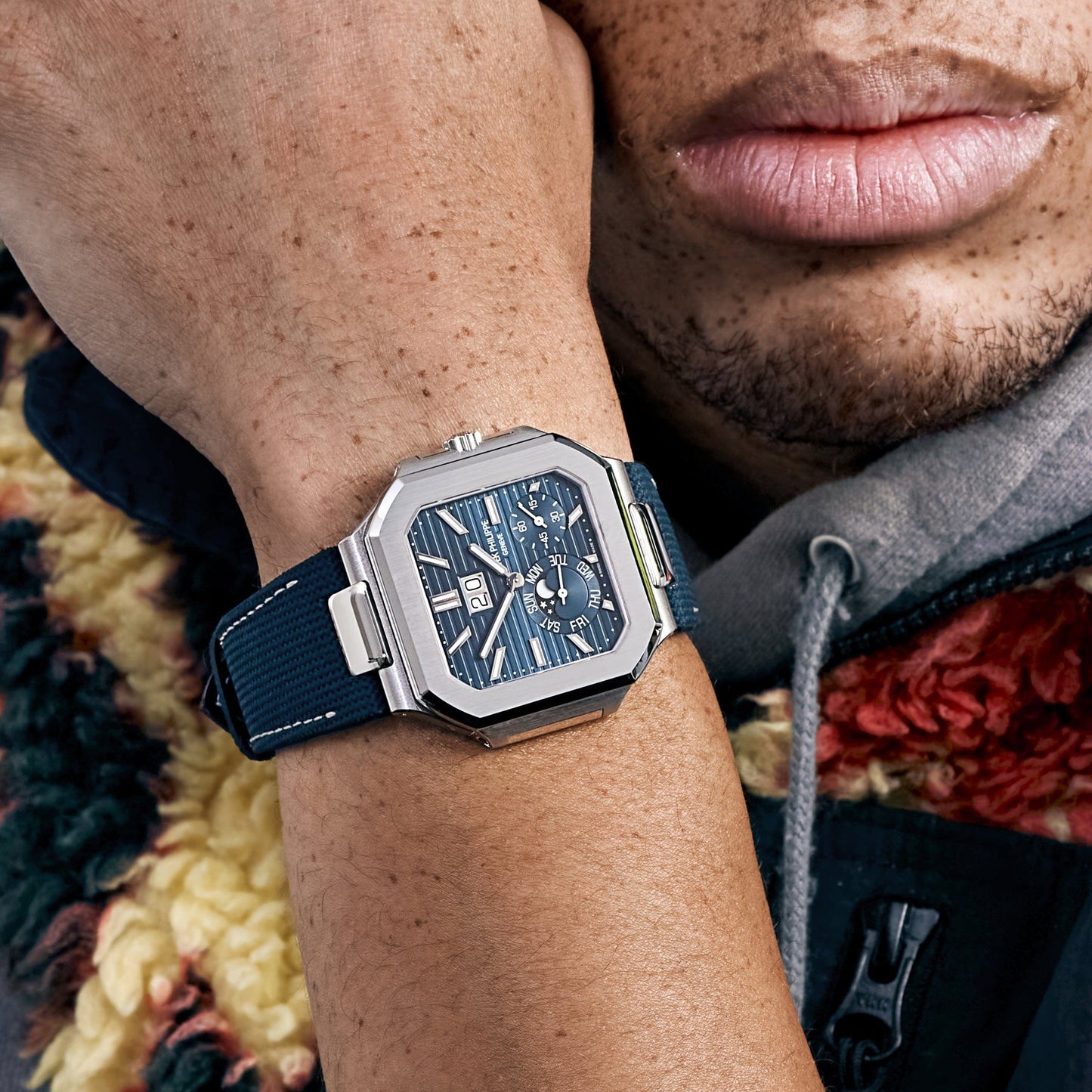 Patek Philippe Cubitus 5822P-001 Platinum Blue Dial Moon Phase (2025)