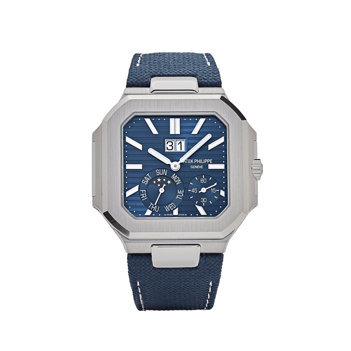 Patek Philippe Cubitus 5822P-001 Platinum Blue Dial Moon Phase (2025)