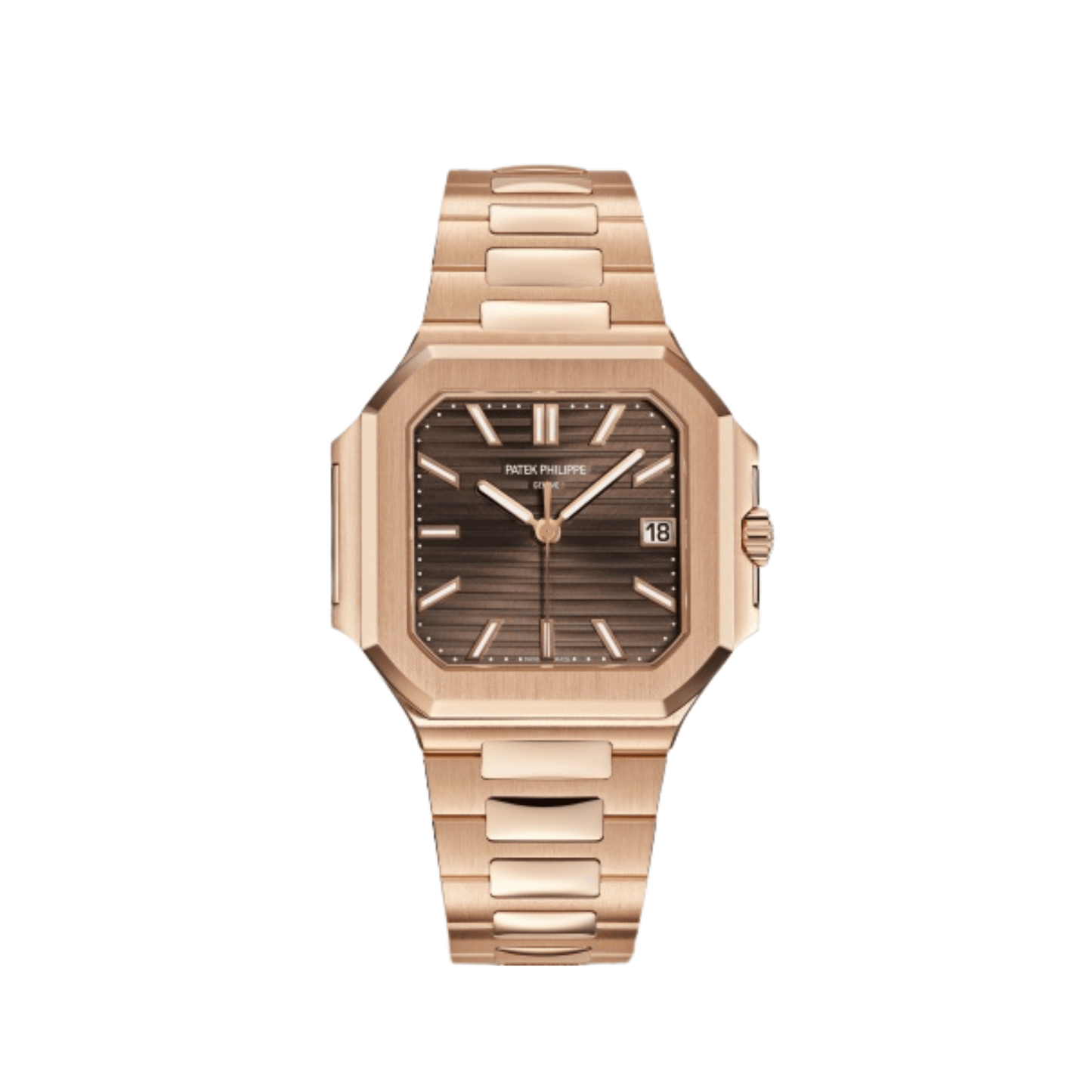 Patek Philippe Cubitus 7128/1R-001 Rose Gold Brown Dial (2025)