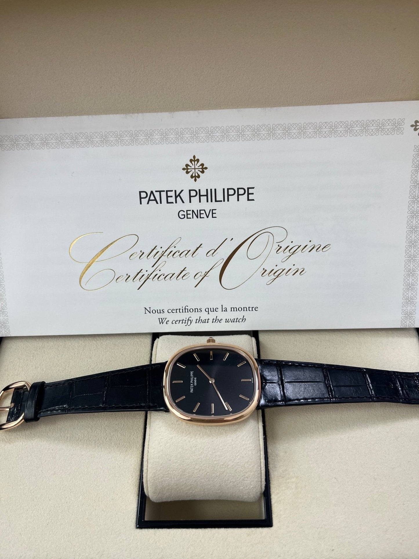 Patek Philippe Golden Ellipse (Ref# 5738R-001)