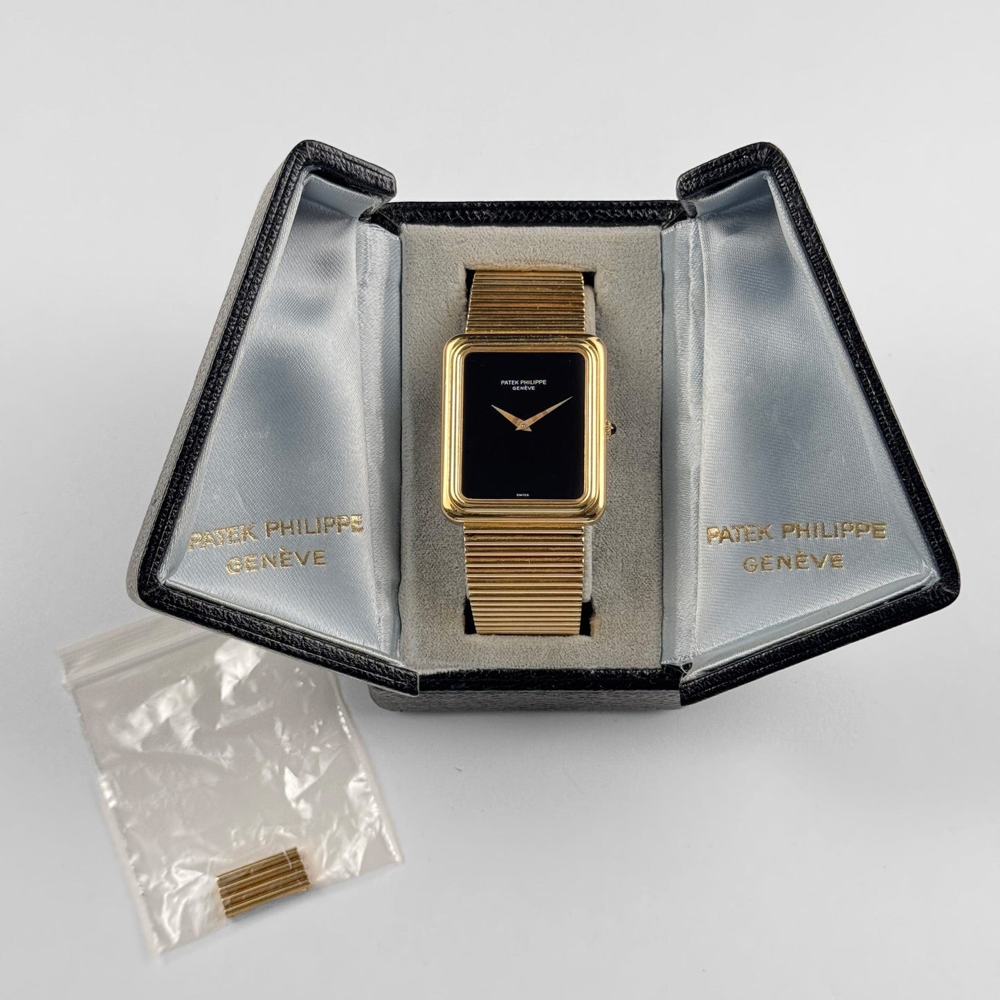 Patek Philippe Gondolo 3649-1 Yellow Gold Black Onyx Dial