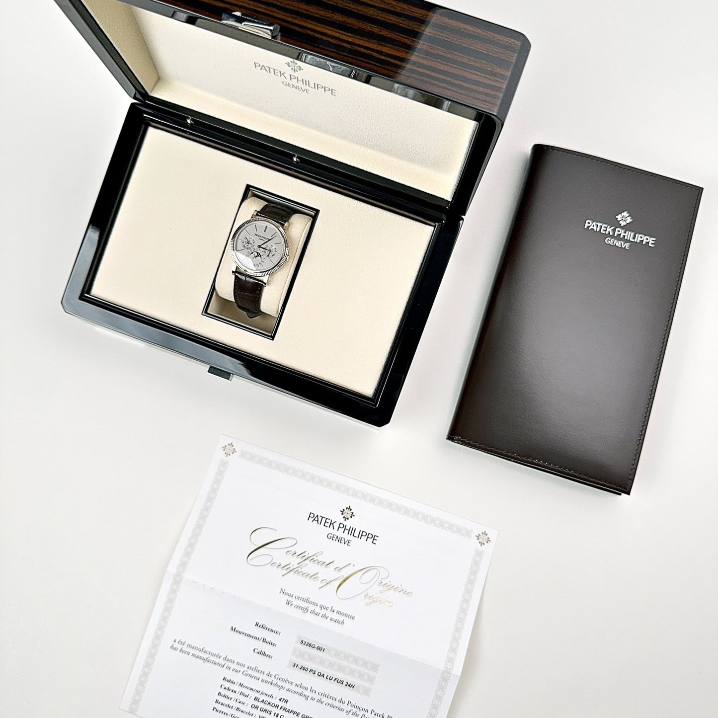 Patek Philippe Grand Complications 5139G-001 Perpetual Calendar White Gold Silver Dial (2008)