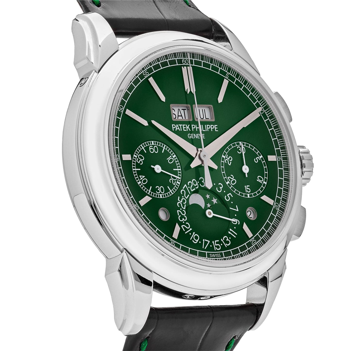 Patek Philippe Grand Complications 5270P-014 Perpetual Calendar Chronograph Platinum Green Dial (2025)