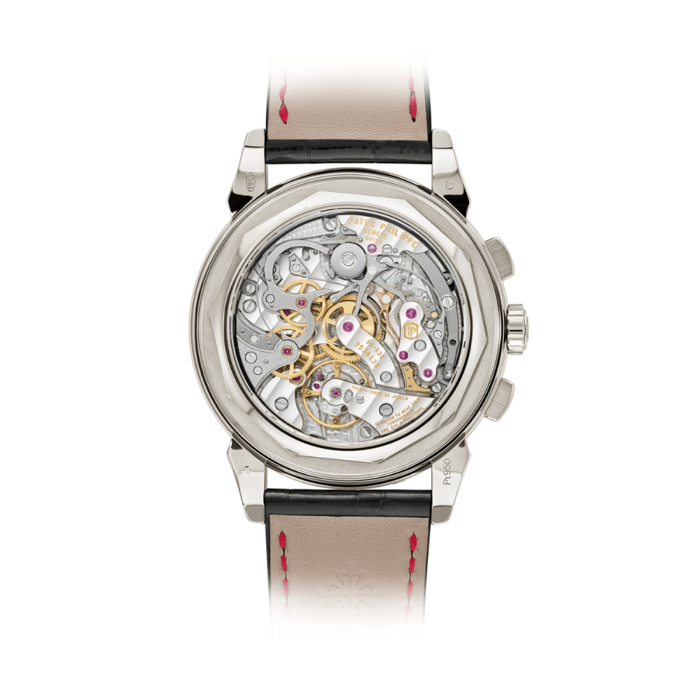 Patek Philippe Grand Complications 5271/12P-010 Perpetual Calendar Chronograph Platinum Baguette Rubies