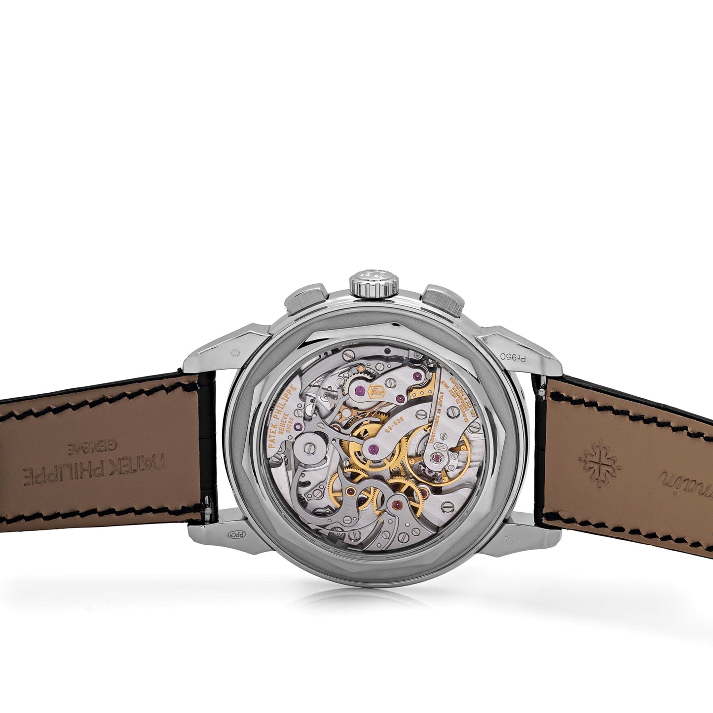 Patek Philippe Grand Complications 5271/13P-001 Perpetual Calendar Moon Phases Platinum Emerald Bezel Black Dial