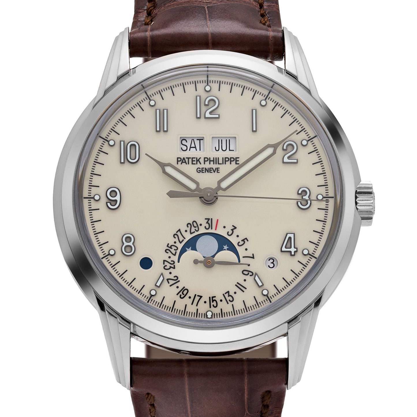 Patek Philippe Grand Complications 5320G-001 Perpetual Calendar White Gold Ivory Dial