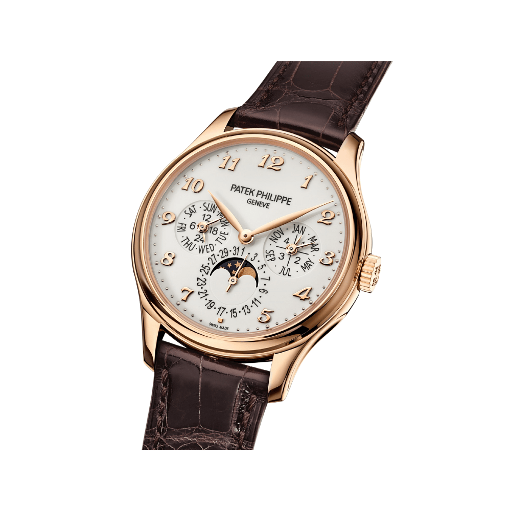 Patek Philippe Grand Complications 5327R-001 Perpetual Calendar Rose Gold White Dial