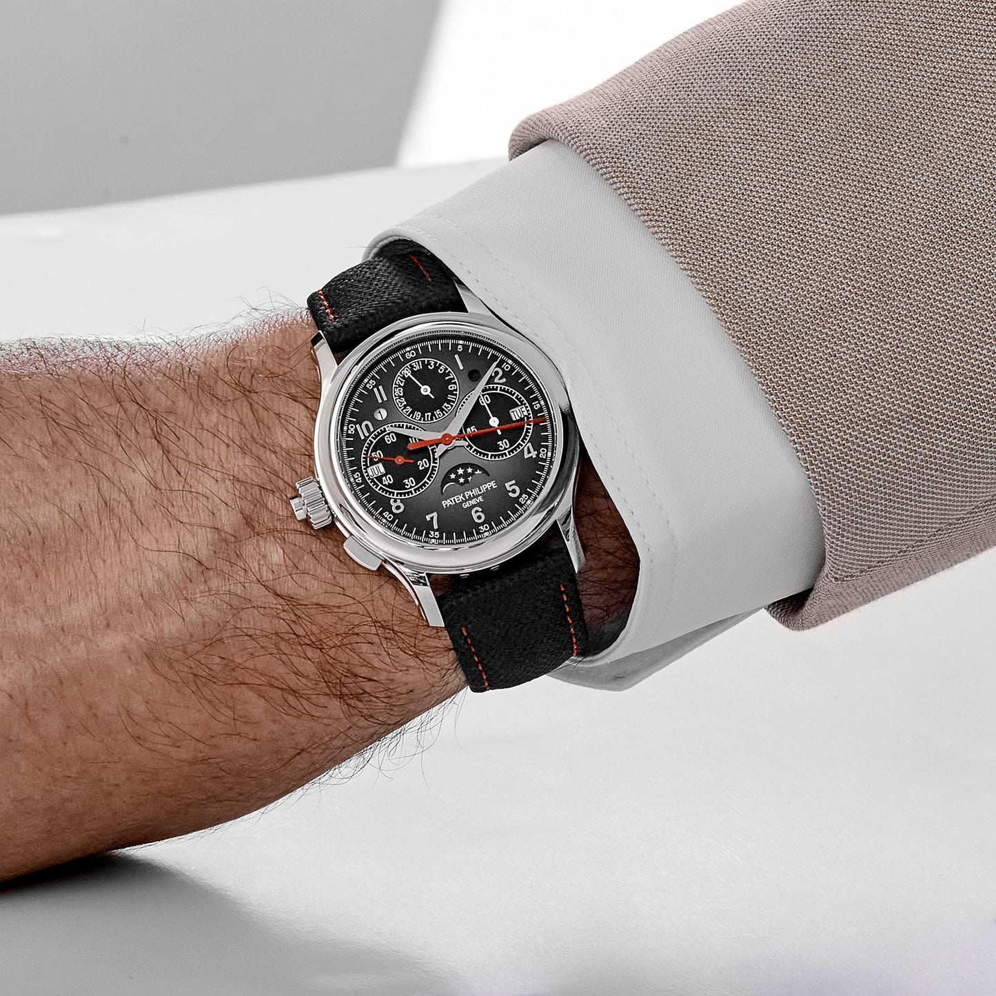 Patek Philippe Grand Complications 5373P-001 Split Seconds Perpetual Calendar 'Lefty' Chronograph Platinum (2025)