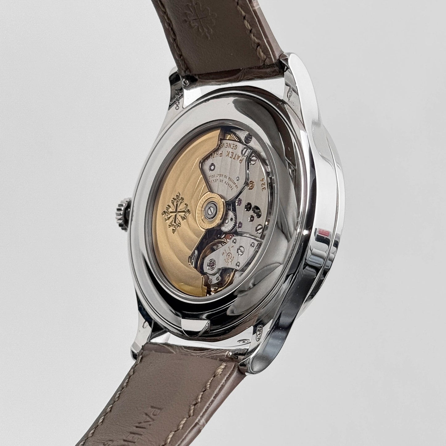 Patek Philippe Grand Complications 5496P-015 Perpetual Calendar Moon Phases Platinum Silver Dial (2018)