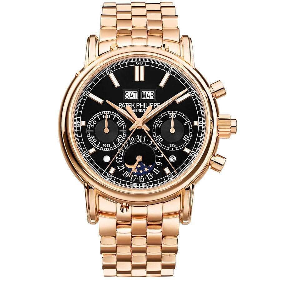 Patek Philippe Grand Complications Split-Seconds Perpetual Calendar Chronograph 40mm 5204/1R Black Dial
